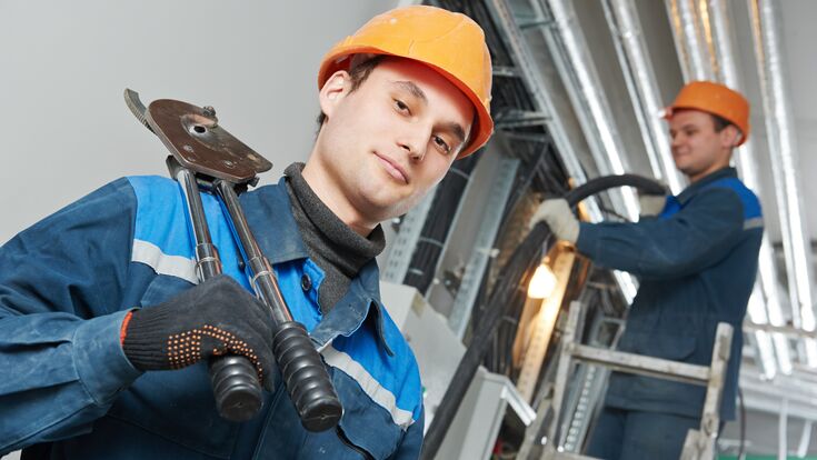 © Fotolia/Kadmy Elektriker
