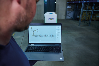 © Knapp Laptop, Fahrweganpassung